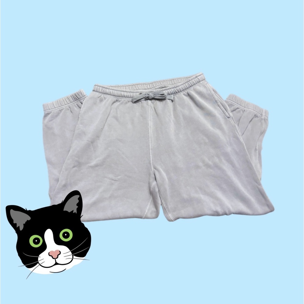 Aeropostale Light Gray Drawstring Sweatpants - Picture 2 of 2